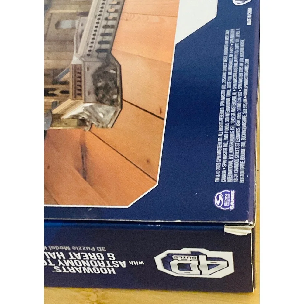 Harry Potter 4D build Hogwarts astronomy‎ tower great hall puzzle 384 pc display